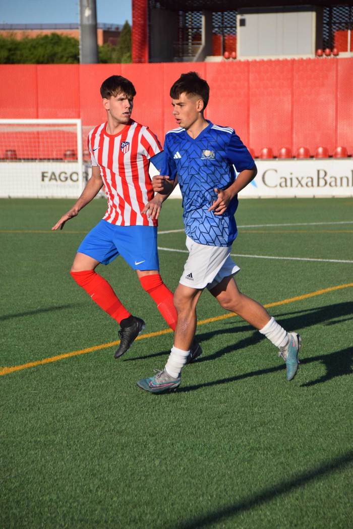 PFA match against a striped academy side